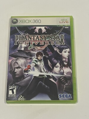 Phantasy Star Universe (Microsoft Xbox 360, 2006) NO MANUAL TESTED WORKING