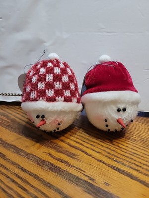 snowmen 2 Enchanted Forest  Ornaments From 2002 NWT