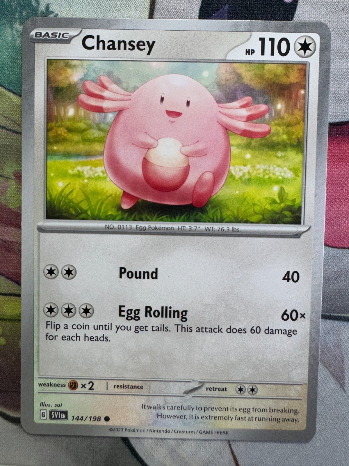 Chansey Non Holo English Pokemon TCG BKAN893 | eBay