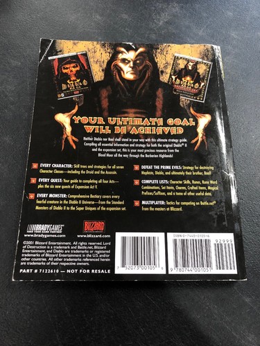 Diablo II - Ultimate Strategy Guide AND The Only Official Strategy Guide *No CDs