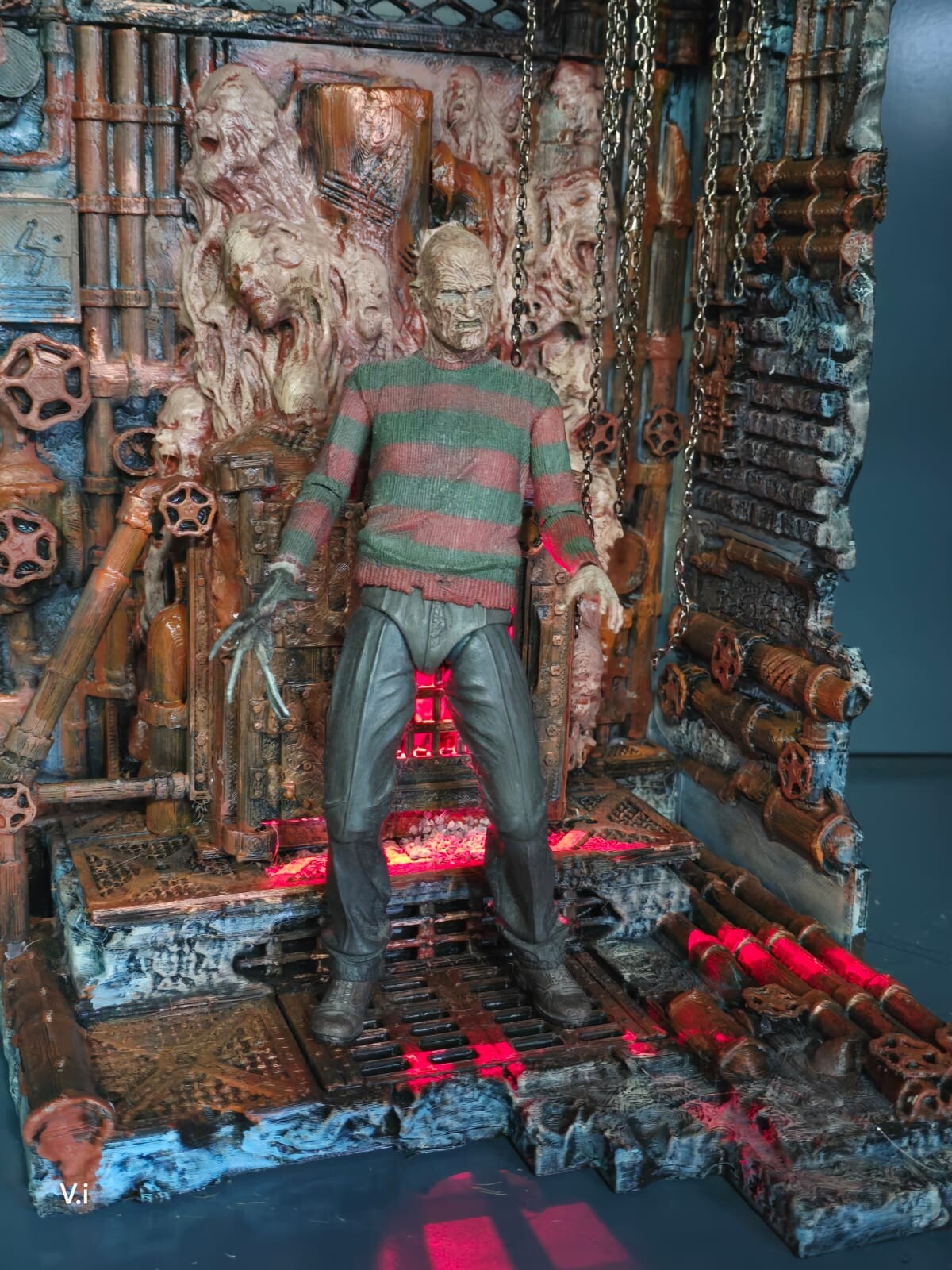 Custom DIORAMA Freddy Krueger a NIGHTMARE on Elm Street