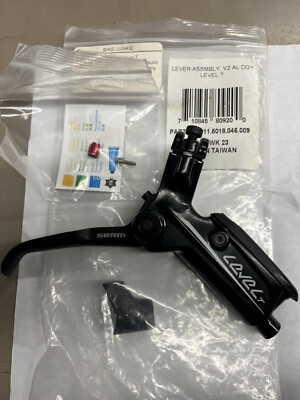 SRAM Level T Replacement Hydraulic Brake Lever Assembly with Barb and Olive