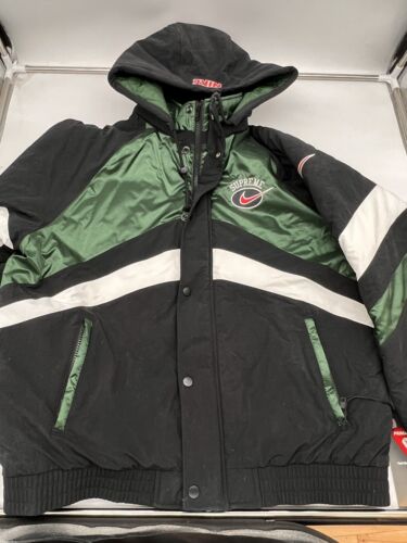 Supreme Nike Hooded Sport Jacket Black Green White New Supreme Nike Hooded Sport Jacket Black Green White New