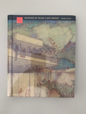 FRANK LLOYD WRIGHT, DRAWINGS, ADDRESS BOOK, MEGA RARE 1990's