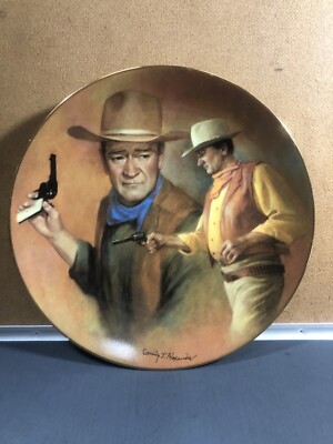 Cassidy J. Alexander Plate John Wayne ''American Frontier'' (The Duke) Limited T61