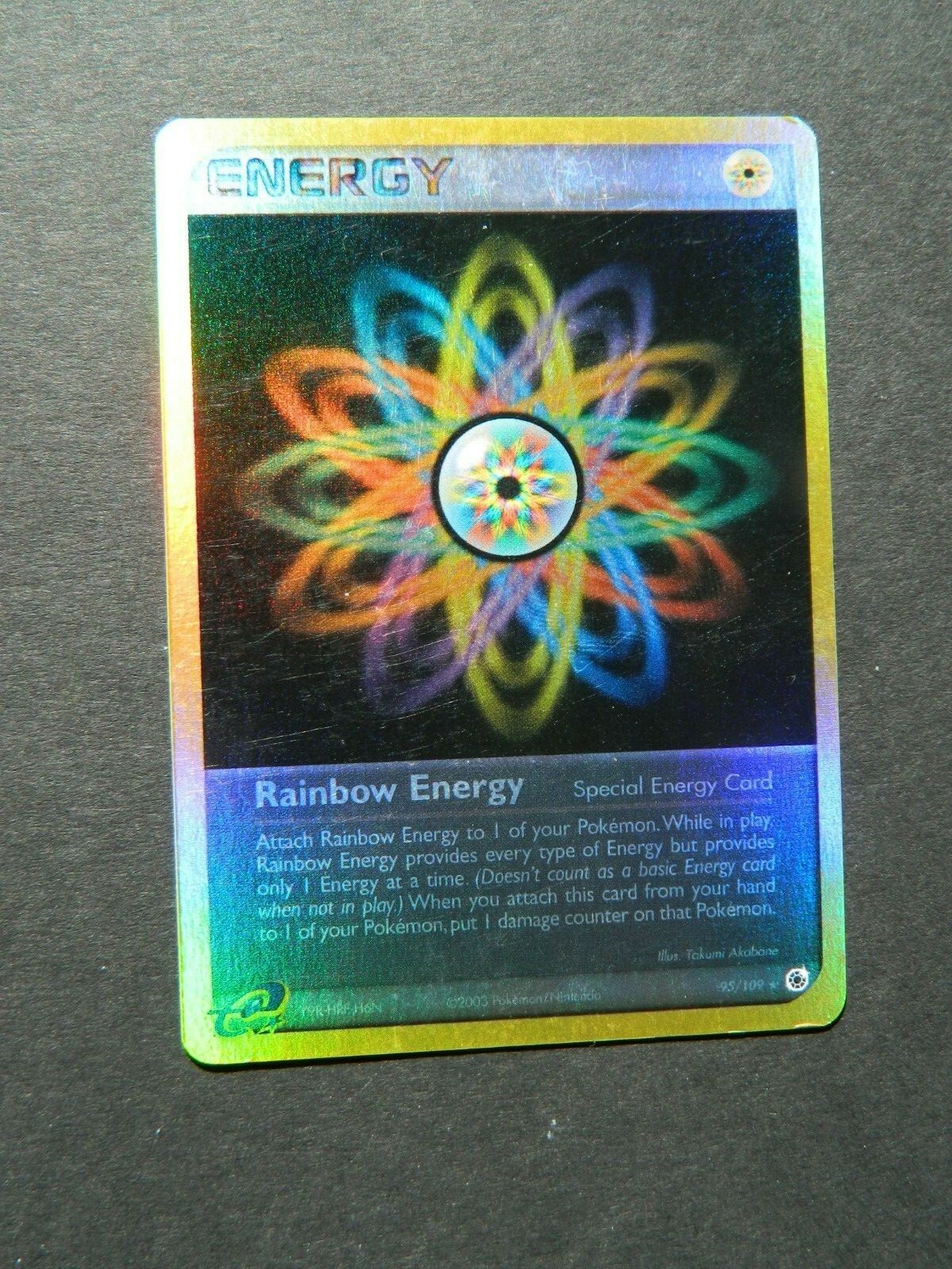 れむ　effort4 type-B Rainbow95 2BA Pokemon Card - Ruby & Sapphire 95/109 - RAINBOW ENERGY (rare