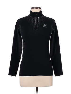 NWT Odlo Women Black Long Sleeve T-Shirt L