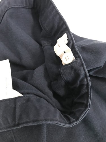 Lands End Girls Chino Skort Above Knee Skirt 16+ Plus Navy Blue School Uniform