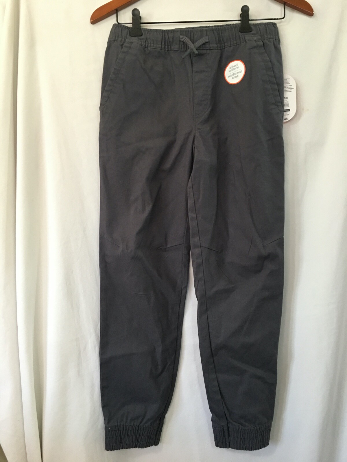 【WONDER WONDER】Pincher Color Banding Training Jogger Pants Wonder Nation Girls Paperbag Waist Cargo Jogger Pants, Green