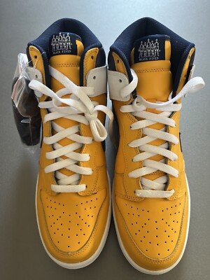 Size 9.5 - Nike Dunk High Gold - 309432-741 (2007 - Rare) - Harlem Rens
