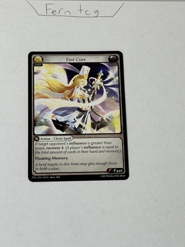 その他 Grand Archive [Fast Cure] foil nf Fast Cure (Fractured Crown) - Index - Grand Archive Card