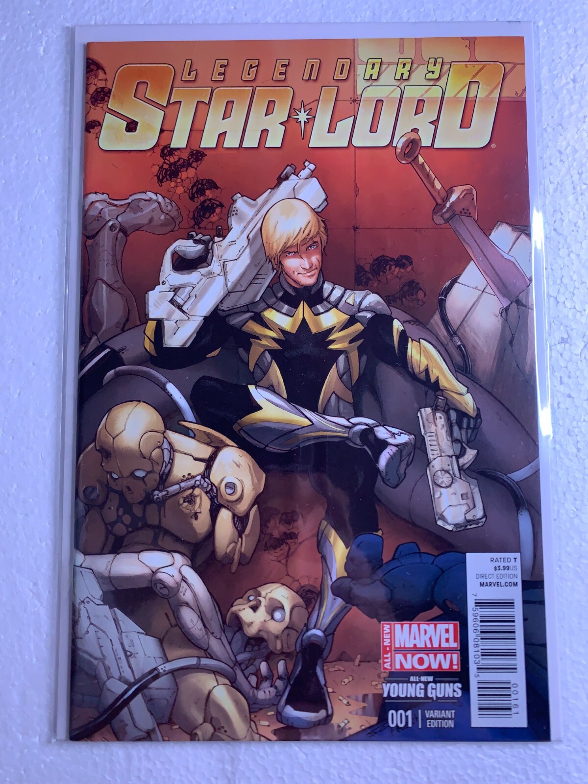 LEGENDARY STAR LORD #1 NM Valerio Schiti YOUNG GUNS VARIANT