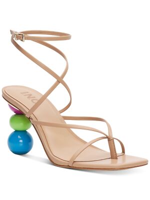 

Женские бежевые босоножки на каблуке-сфере INC Lilliana со скульптурным каблуком, размер 8 м, Бежевый, 10015890200