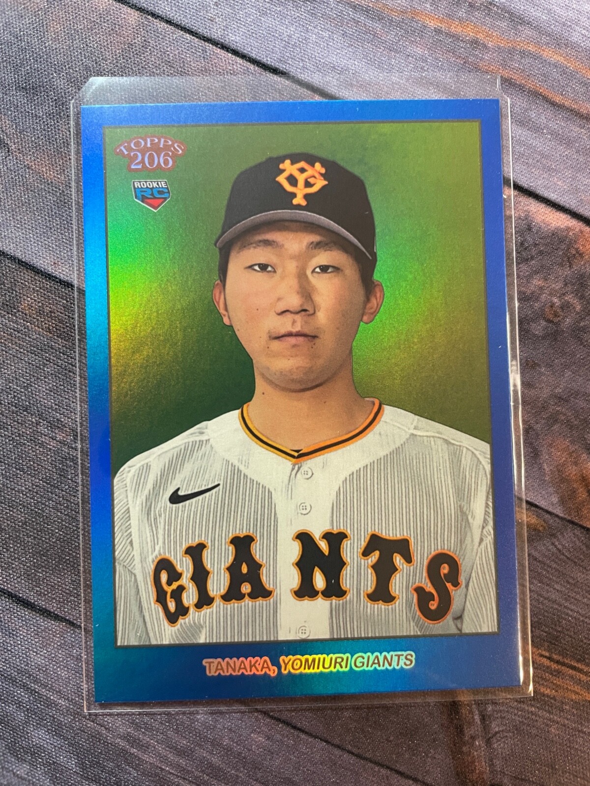 2023 Topps NPB 206 Chiharu Tanaka RC Blue /75 Yomiuri Giants 2023 Topps NPB 206 Chiharu Tanaka RC Blue /75 Yomiuri Giants