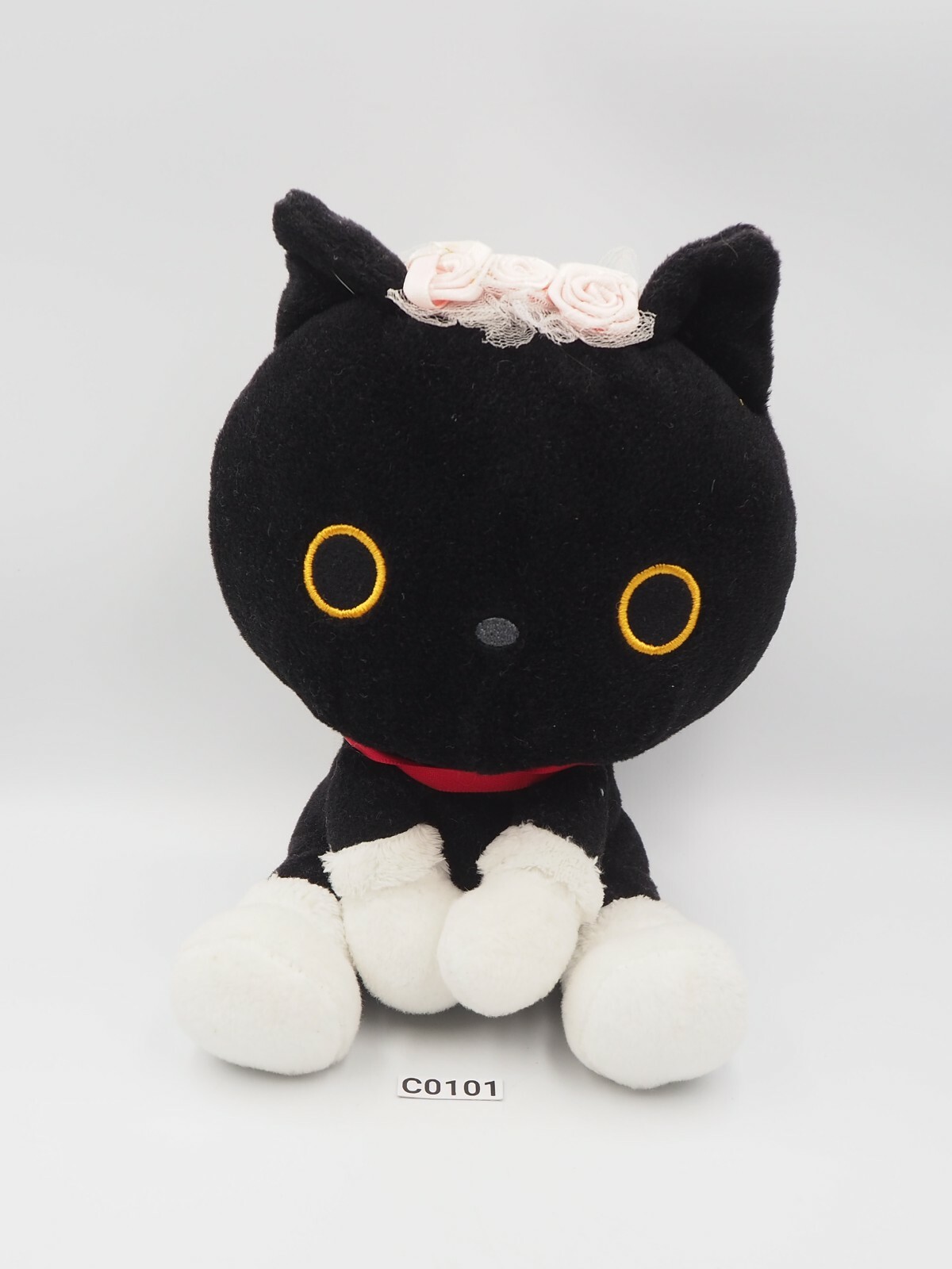 猫さん Kutusita Nyanko C0101 Black Cat Bride San-x Plush 7