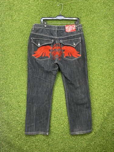 パンツ jnco affliction tapout southpole Vintage South Pole Jnco Affliction Ed Hardy BAGGY