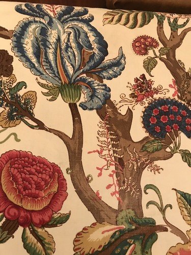 Exqusite Vinage Floral Cotton Screenprint Remnant Lot