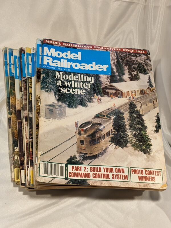 Model Railroader By Complete Year - You Select Year - Lot - See Description
