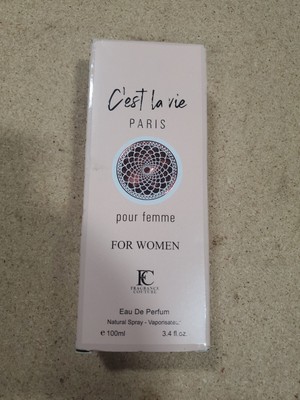 C'est La Vie Paris Pour Femme For Women Eau De Perfume Natural Spray 100ML 3.4OZ