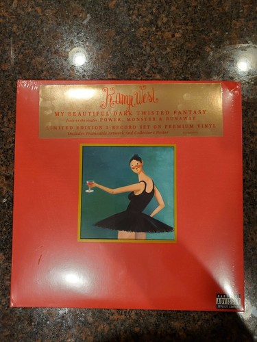 Kanye West My Beautiful Dark Twisted Fantasy 3LP Vinyl Limited
