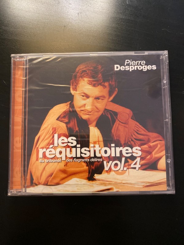 Cd Pierre Desproges, Les Requisitoires ,Du Tribunal Des Flagrants DÃ©Lires Vol 4