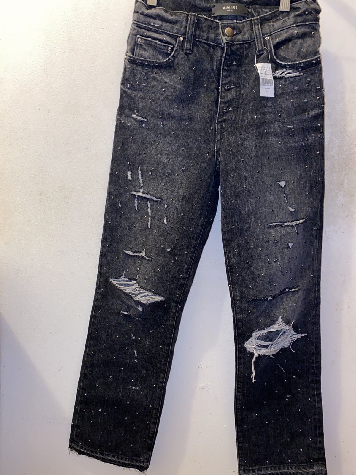 Джинсы Mike Amiri Crystal Studded 
