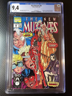 The New Mutants #98 CGC 9.4 WHITE PAGES  1st FIRST DEADPOOL MCU Movie 3