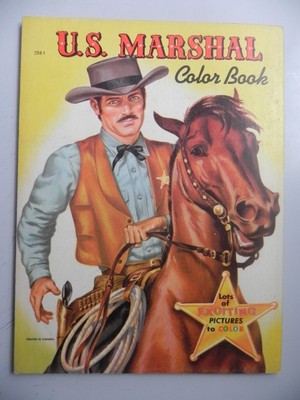 U.S. Marshall Coloring Book Samuel Lowe Canada 1960 Unused 55 pages Rare
