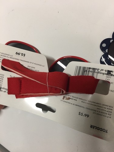 New JOE BOXER TODDLER RED FRAME UV PROTECTION SUN GOGGLES