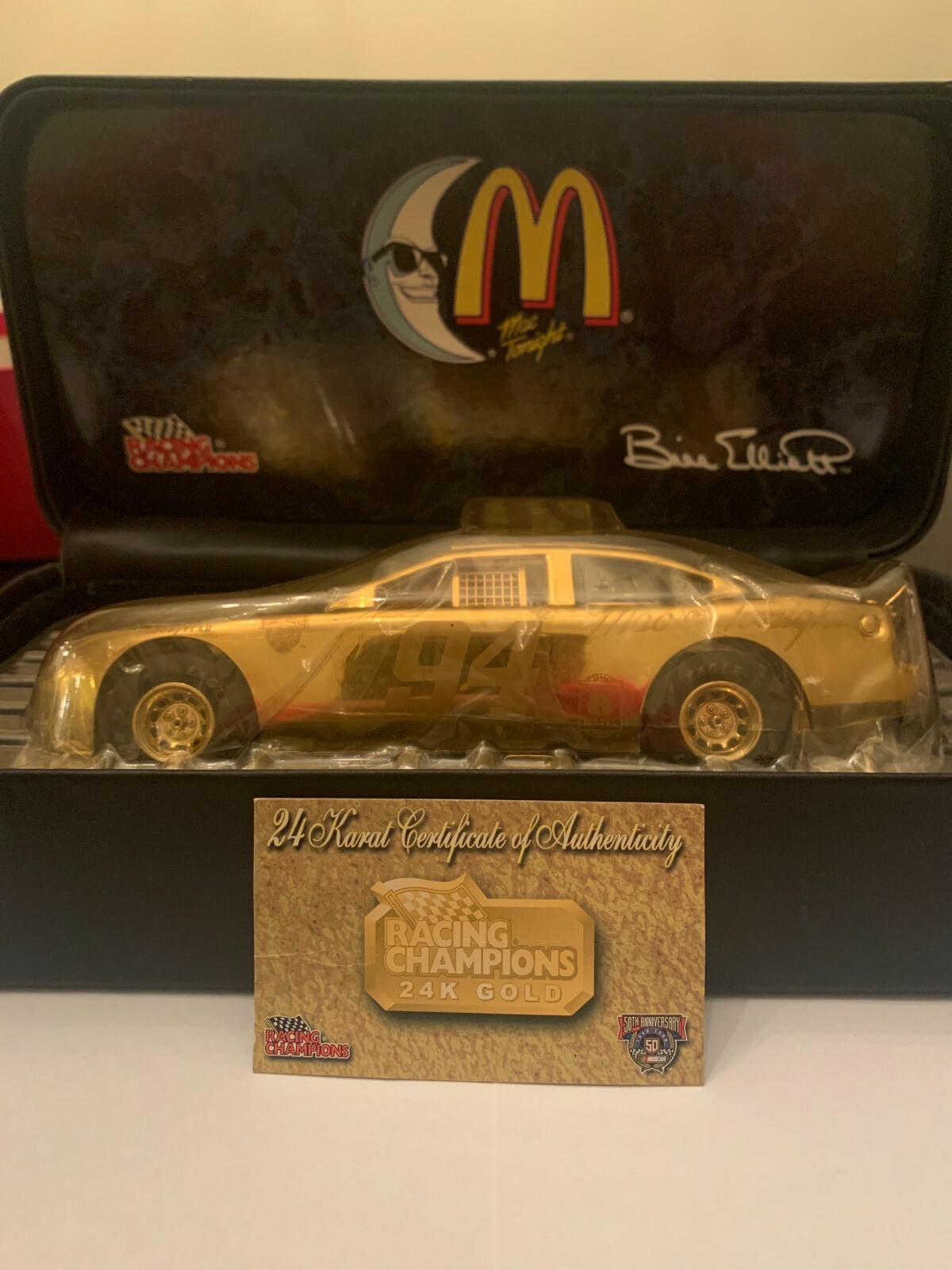 1998' 50th Anniversary McDonalds x Bill Elliott 24k GOLD