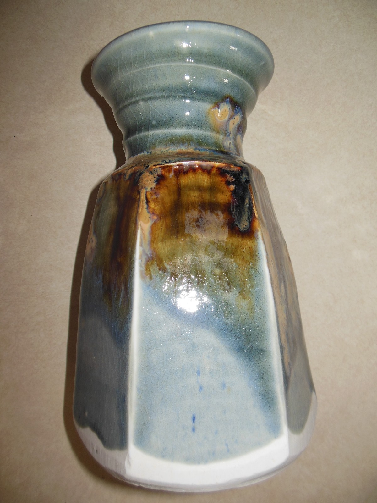 Mayhew Vase USA Multi Earth Tone