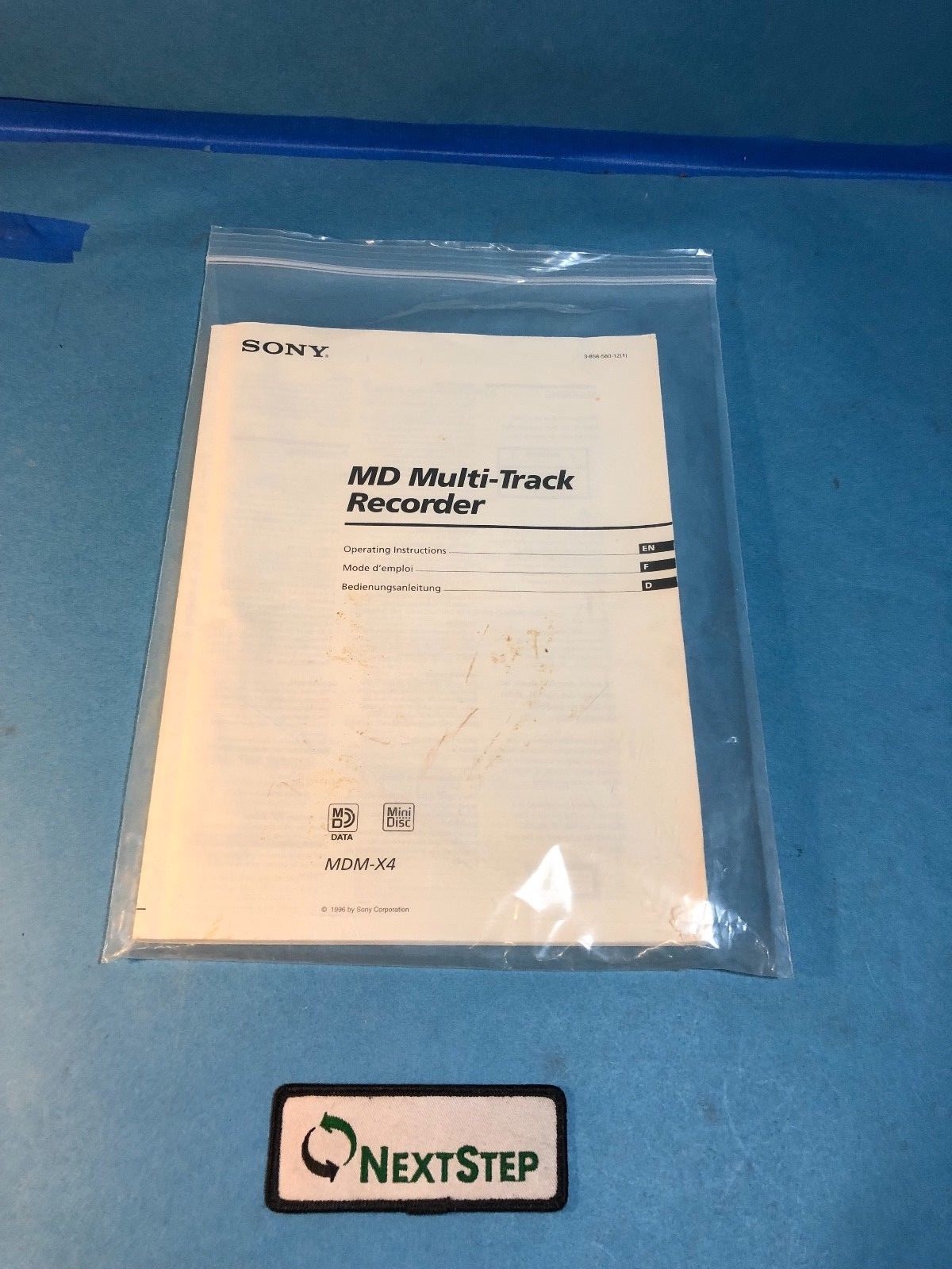 Sony MDM-X4 mkII MiniDisc Multi-track Recorder - Portable Studio