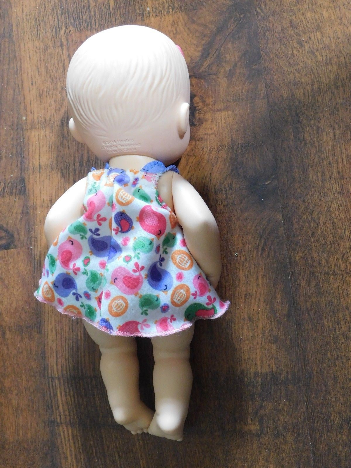 2014 HASBRO DOLL PINK BOW SWEET DRESS BIG BLUE EYES