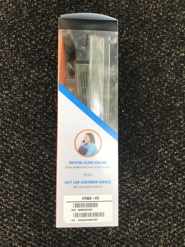 VONAGE Box | HT802 - VD Telephone Adapter | Reliable Home Phone Service w/ App