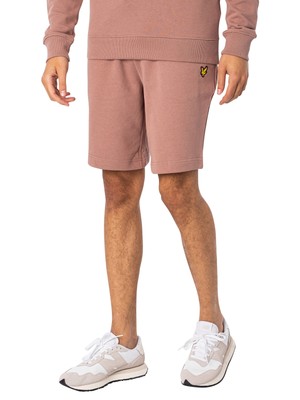 Мужские спортивные шорты с логотипом Lyle & Scott, розовые