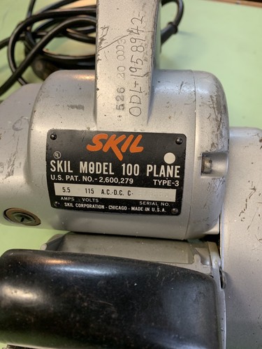 Skil 100 Planer: 5.5 Amps, Short Base