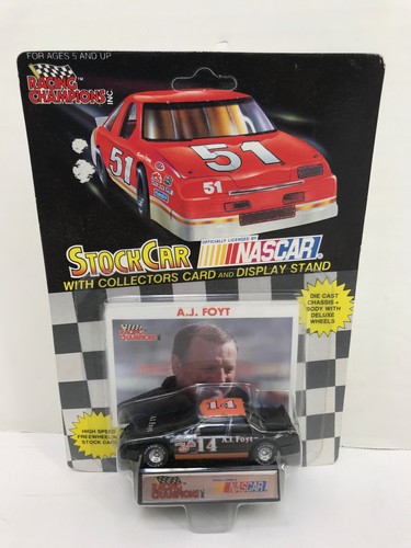 Racing Champions 1:64 Scale Diecast: A.J. Foyt #14 (Earnhardt back-MAC, STP)