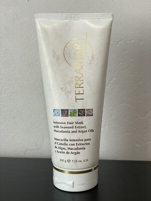 Terramar Intensive Hair Mask Seaweed Extract Macadamia Argan Oils - 200g 7.05 oz