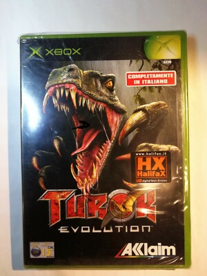 Turok Evolution New Sealed Sealed Nintendo Xbox Rare Sealed