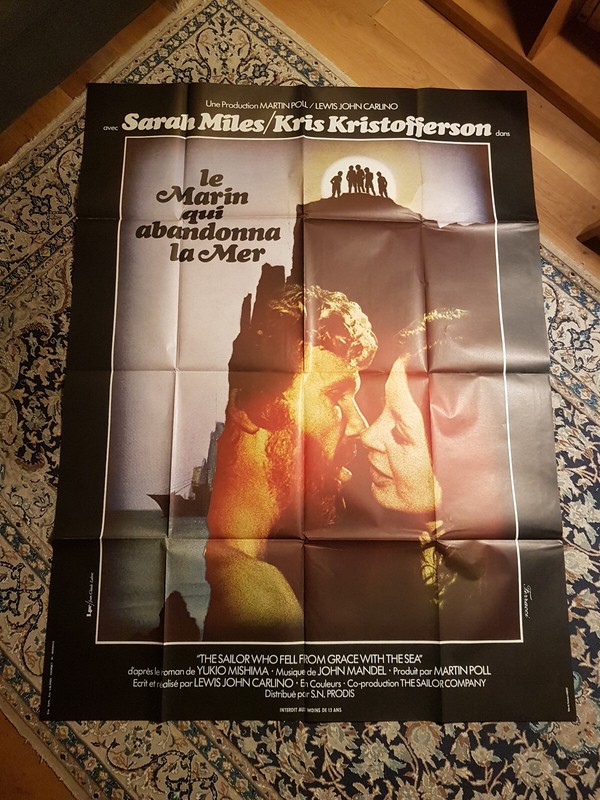 Affiche Le Marin Qui Abandonna La Mer Sarah Miles Kris Kristofferson 120x160