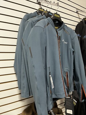 KLIM Marrakesh Motorcycle Jacket Potters Clay Blue Color Med, LG, XL, 2X