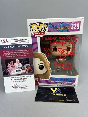 Julie Dawn Cole Signed Veruca Salt Willy Wonka Funko Pop w/ JSA COA
