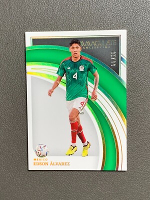2022-23 immaculate Mexico Edson Alvarez base 5/10 gold