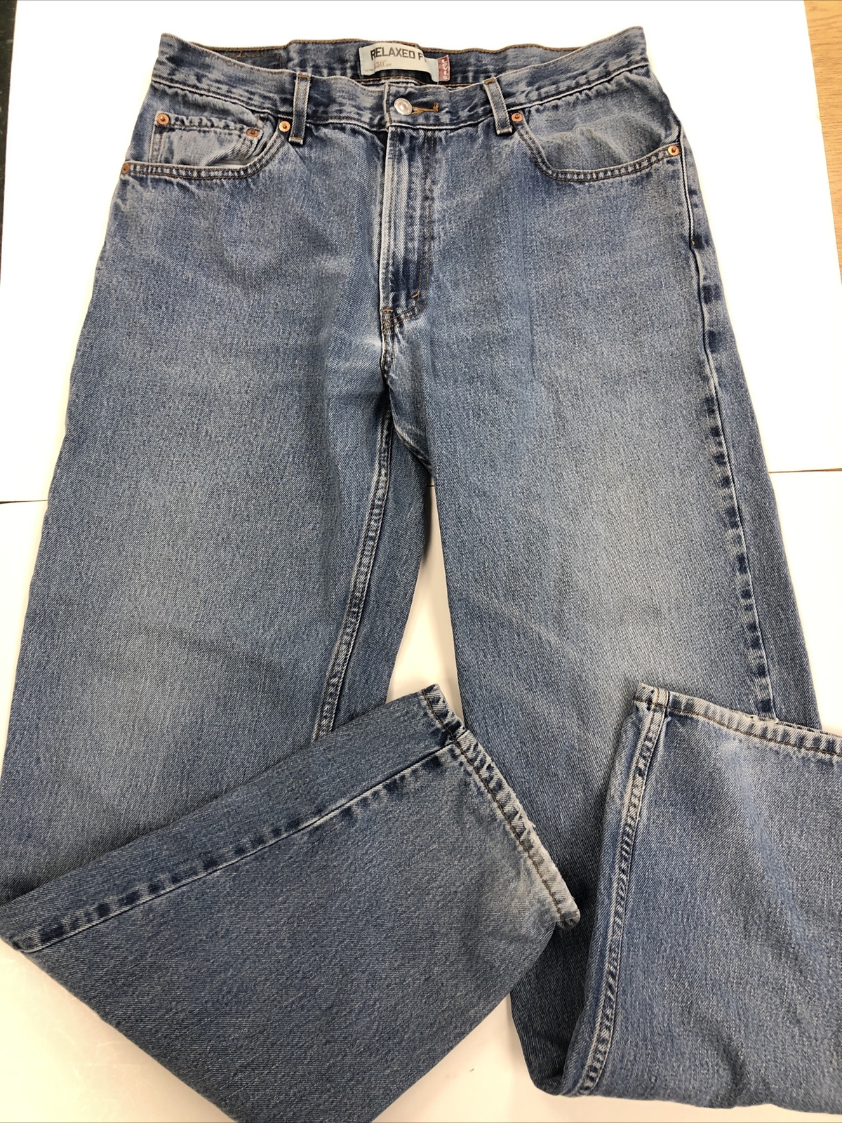 Blue Denim Jeans Mens Size 