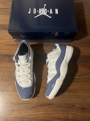 Air Jordan 11 ホワイト/ブルー 10 Air Jordan 11 Retro Legend Blue XI OG Columbia White 2024 ed