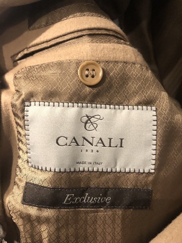 Pre-owned Canali $1995 Men's  Exclusive Camel Blazer Sports Coat 40r (50 Eu) In Beige