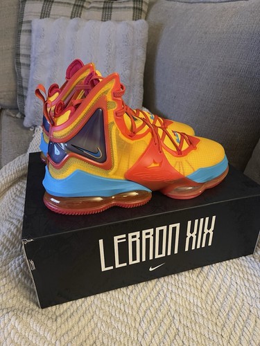 シューズ(男性用) NIKE LEBRON XIX 27.0 NIKE LEBRON XIX ナイキ レブロン 19 ブラック×イエロー 黒 黄