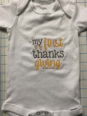 Gerber Onsie My First Thanksgiving