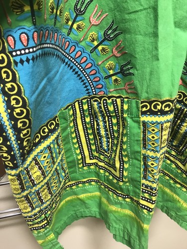 Men's Flashback & Freedom Shirt With Pockets Green Multi-color Size Medium