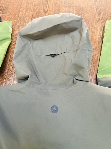 Pre-owned Marmot $350  Elevation Jacket Hooded Men's Large Green Gor'tex Primaloft
